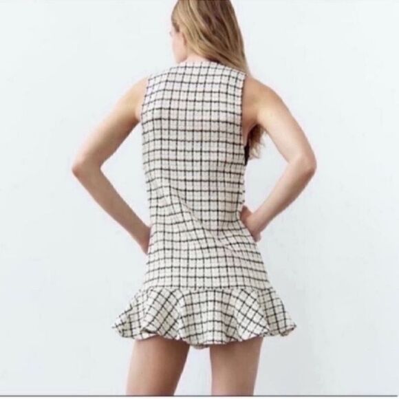 Zara Blue Mini LongSleeve Dress(Size Small) - Picture 3 of 9